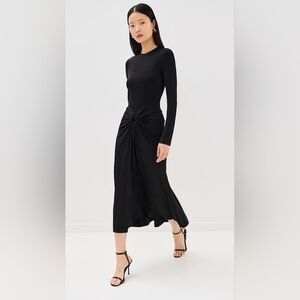 NWT- Susana Monaco Elegant Black Long Sleeve Dress Sz S